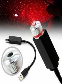 مصباح ليلي LED يعمل بمنفذ USB، إضاءة زخرفية قابلة للتعديل للديكور الداخلي، إضاءة ليلية للسقف، إضاءة زخرفية داخلية على شكل نجمة مضاءة من الأعلى